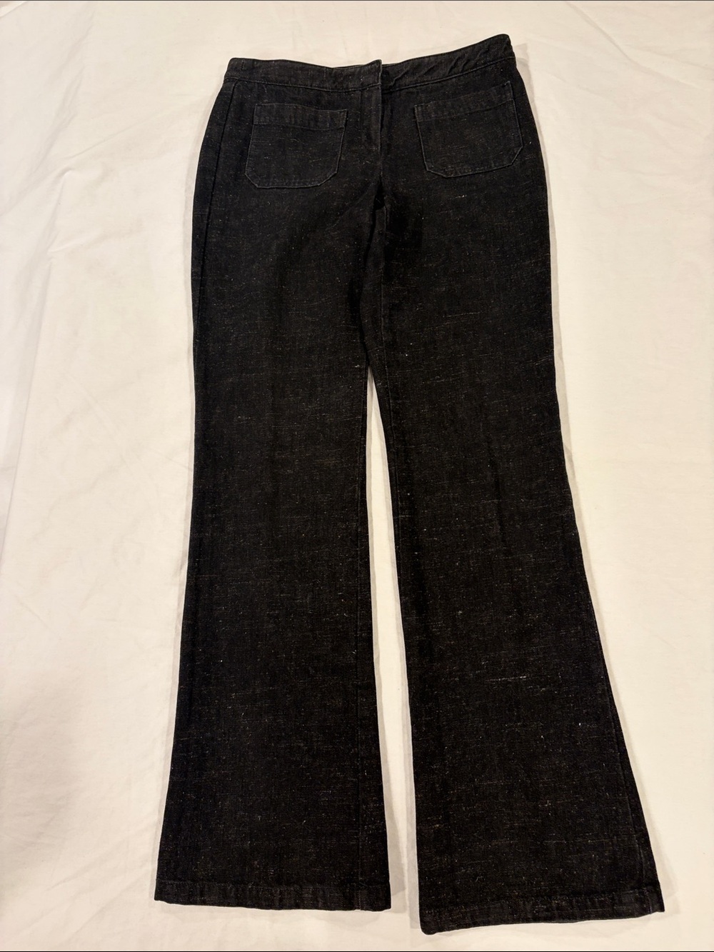 Theory Black Interior Lined Trousers - Black
